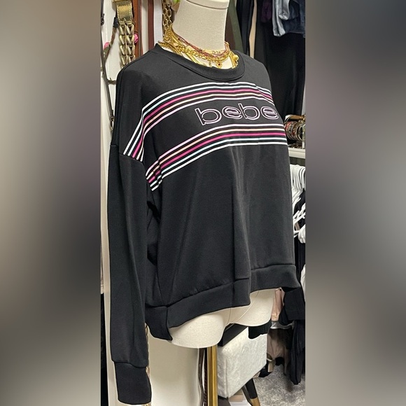 Bebe crew neck sweater size XL. Very gently used. - Picture 1 of 6